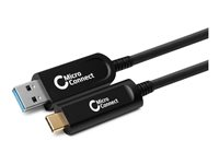 MicroConnect Premium - USB typ C-kabel - 24 pin USB-C till USB typ A - 15 m MC-USB3.2CA15OP