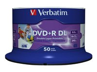 Verbatim - DVD+R DL x 50 - 8.5 GB - lagringsmedier 43703