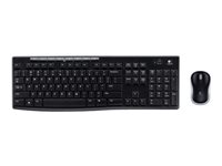 Logitech MK270 Wireless Combo - sats med tangentbord och mus - grekiska Inmatningsenhet 920-004520