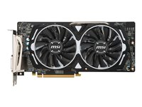 MSI RX 580 ARMOR 4G OC - grafikkort - Radeon RX 580 - 4 GB - svart och vit V341-066R