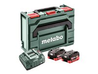 Metabo Basic Set batteriladdare - med batteri - 2 - Li-Ion - 145 Watt 685131000