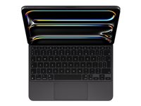 Apple Magic Keyboard - tangentbord och foliefodral - med pekdyna - QWERTY - internationell engelska - svart Inmatningsenhet MWR23Z/A