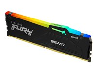 Kingston FURY Beast RGB - DDR5 - modul - 32 GB - DIMM 288-pin - 5600 MHz / PC5-44800 - ej buffrad KF556C36BBEA-32