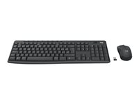 Logitech MK370 Combo for Business - sats med tangentbord och mus - QWERTY - spansk - grafit Inmatningsenhet 920-012071