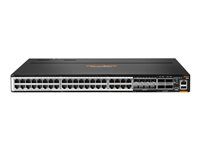 HPE Aruba Networking CX 8100 40x10GBase-T 8x10G SFP+ 4x40/100G QSFP28 Switch - switch - endast horisontal ytmontering - 40 portar - Administrerad - rackmonterbar R9W93A