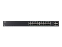 Cisco 220 Series SF220-24 - switch - 24 portar - Administrerad - rackmonterbar SF220-24-K9-EU