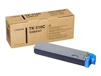 Kyocera TK 510C - cyan - original - tonersats TK-510C