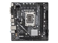 ASRock H610M-HDV - moderkort - micro ATX - LGA1700-uttag - H610 90-MXBHS0-A0UAYZ