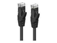 MicroConnect patch-kabel - 15 m - svart MC-UTP6A15S