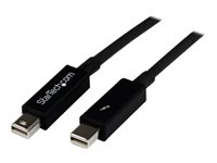 StarTech.com 1m Thunderbolt Cable - M/M - Thunder Bolt to Thunder Bolt 1 Meter Cable - M/M (TBOLTMM1M) - Thunderbolt-kabel - Mini DisplayPort till Mini DisplayPort - 1 m TBOLTMM1M