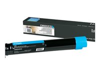 Lexmark - Extra lång livslängd - cyan - original - tonerkassett - LCCP C950X2CG