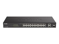 D-Link DGS 1100-26MPV2 - switch - 26 portar - smart - rackmonterbar DGS-1100-26MPV2/E