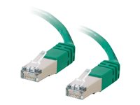 C2G Cat5e Booted Shielded (STP) Network Patch Cable - patch-kabel - 3 m - grön 83832