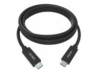 Vision Professional - USB typ C-kabel - 24 pin USB-C till 24 pin USB-C - 1 m TC 1MUSBC/BL