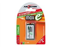 ANSMANN maxE plus batteri x 9V - NiMH 5035453