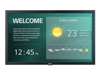 LG 22SM3G-B SM3G Series - 22" Klass (21.5" visbar) med integrerat Pro:Idiom LED-bakgrundsbelyst LCD-skärm - Full HD - för digital skyltning 22SM3G-B.AEU