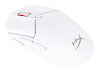 HyperX Pulsefire Haste 2 - mus - 2.4 GHz, Bluetooth 5.0, USB - vit 6N0A9AA