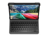 Logitech Slim Folio Pro - tangentbord och foliefodral - QWERTZ - schweizisk Inmatningsenhet 920-009706