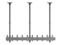 Multibrackets M Pro Series MBC5X1UP monteringssats - sida-vid-sida - för menytavla/5 LCD-displayer - svart 7350105215568