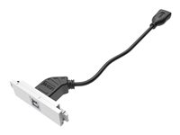 VISION TechConnect 3 USB-b module - modulkontaktplatta med insnäppsfästen TC3 USBB