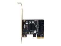 MicroConnect - kontrollerkort - SATA 6Gb/s - PCIe 2.0 x4 MC-PCIE-561