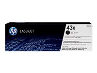 HP 43X - Lång livslängd - svart - original - LaserJet - tonerkassett (C8543X) C8543X