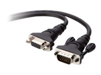 Belkin PRO Series - VGA-förlängningskabel - HD-15 (VGA) till HD-15 (VGA) - 3 m F2N025BT3M