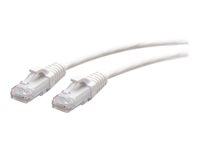 C2G 10ft (3m) Cat6a Snagless Unshielded (UTP) Slim Ethernet Network Patch Cable - White - patch-kabel - 3 m - vit C2G30185