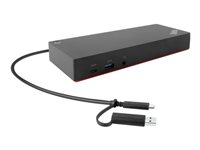 Lenovo ThinkPad Hybrid USB-C with USB-A Dock - dockningsstation - USB-C - 2 x HDMI, 2 x DP - 1GbE 03X7469