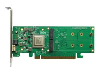 HighPoint SSD7502 - kontrollerkort (RAID) - M.2 NVMe Card - PCIe 4.0 x16 SSD7502