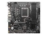 MSI PRO B660M-P DDR4 - moderkort - micro ATX - LGA1700-uttag - B660 PRO B660M-P DDR4