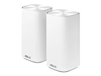 ASUS ZenWiFi AC Mini (CD6) - Wifi-system - Wi-Fi 5 - skrivbordsmodell 90IG05S0-BU2410