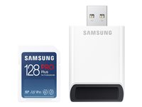 Samsung PRO Plus MB-SD128KB - flash-minneskort - 128 GB - SDXC UHS-I MB-SD128KB/WW