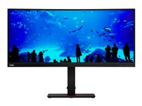 Lenovo ThinkVision T34w-20 - LED-skärm - böjd - 34" 61F3GAT1EU