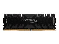 HyperX Predator - DDR4 - sats - 32 GB: 4 x 8 GB - DIMM 288-pin - 3600 MHz / PC4-28800 - ej buffrad HX436C17PB3K4/32