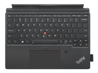 Lenovo Folio - tangentbord - med pekplatta, Trackpoint, UltraNav - QWERTY - brittisk - svart Inmatningsenhet 4Y41C14254