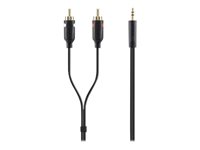 Belkin ljudkabel - 2 m F3Y116BT2M