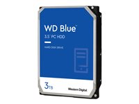 WD Blue WD30EZAZ - hårddisk - 3 TB - SATA 6Gb/s WD30EZAZ