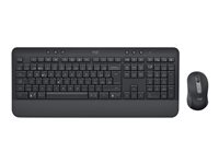 Logitech Signature MK650 Combo for Business - sats med tangentbord och mus - QWERTY - brittisk - offwhite Inmatningsenhet 920-011027