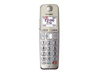 Panasonic KX-TGE260 - trådlös telefon - svarssysten med nummerpresentation/samtal väntar - 3-riktad samtalsförmåg KX-TGE260GN