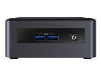 Intel Next Unit of Computing Kit 8 Pro Kit - NUC8i3PNK - mini-PC Core i3 8145U 2.1 GHz - 0 GB - ingen HDD BKNUC8I3PNK