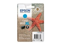 Epson 603XL - XL - cyan - original - bläckpatron C13T03A24020