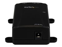 StarTech.com 1 Port Gigabit Midspan - PoE+ Injector - 802.3at and 802.3af - Wall-Mountable Power over Ethernet Injector Adapter (POEINJ1GW) - strömtillförsel - 30 Watt POEINJ1GW