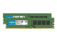 Crucial - DDR4 - sats - 64 GB: 2 x 32 GB - DIMM 288-pin - 3200 MHz / PC4-25600 - ej buffrad CT2K32G4DFD832A