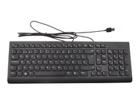 Lenovo - tangentbord - QWERTY - spansk - svart Inmatningsenhet 5D50U84465