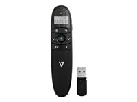 V7 Professional Wireless Green Laser Presenter WP2000G-1E presentationsfjärrkontroll - svart WP2000G-1E