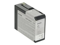 Epson T580 - gråsvart - original - bläckpatron C13T580700