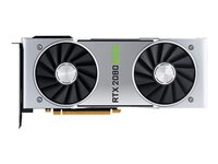 NVIDIA GeForce RTX 2080 Super - grafikkort - GF RTX 2080 SUPER - 8 GB - svart, silver 490-BFWD