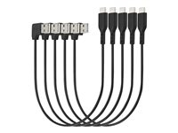 Kensington Charge & Sync USB-C Cable (5-pack) - USB typ C-kabel - USB till 24 pin USB-C - 32.7 cm K65610WW