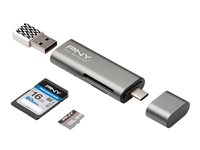 PNY kortläsare - USB-C R-TC-UA-3N1E01-RB